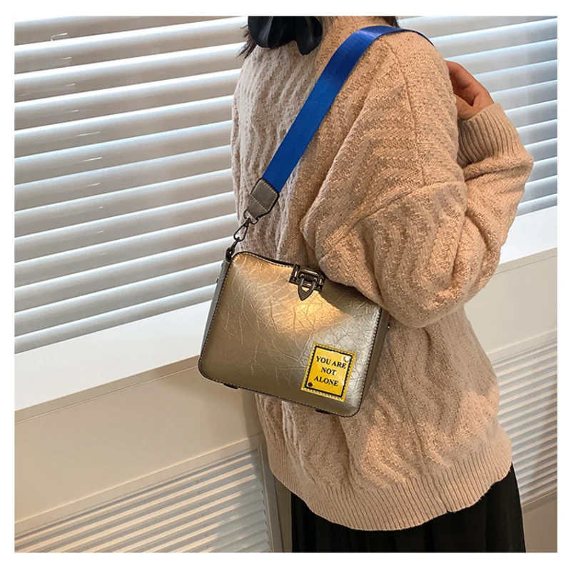 2023 Fashion Casual Ribbon Women's Shoulder Bag Trendy Men's Korean Color Ribbon Messenger Bag Men's And Women's IPad Backpack