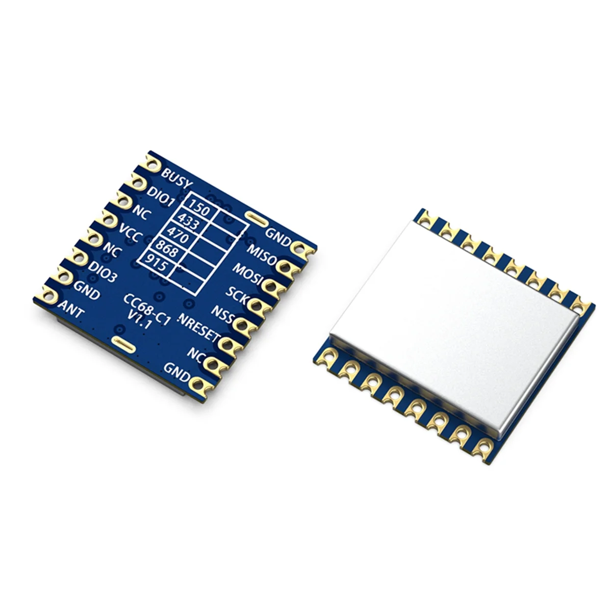 Модуль CC68-C1 LLCC68 LoRa 150 МГц 160 мВт 5 км полная вместо LORA1262/LORA1268