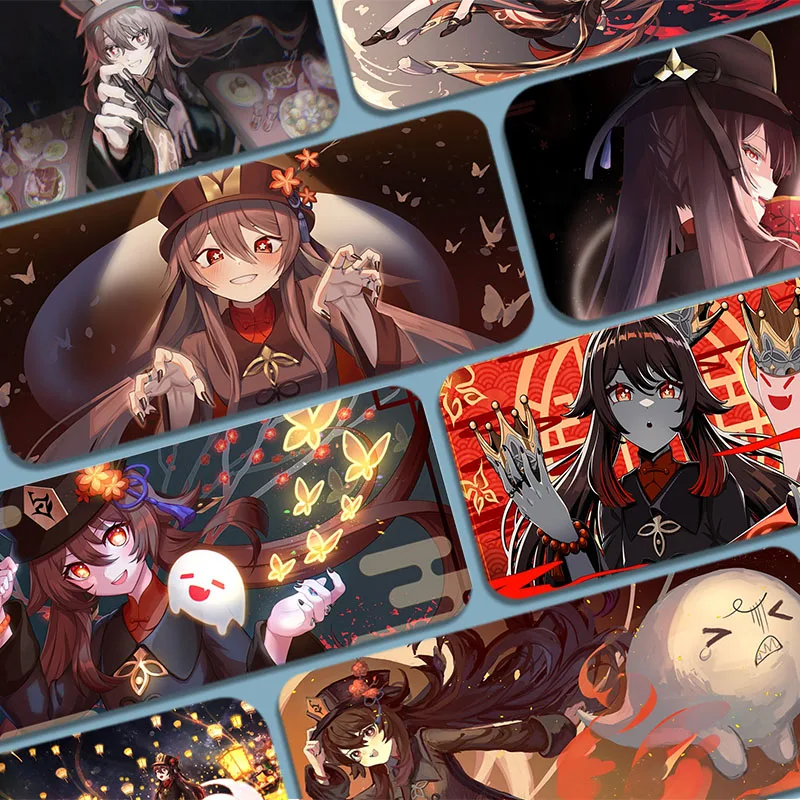 

Game Genshin affects peach cute 90x40cm speed version of the game computer keyboard desk pad game mouse pad Deskpad