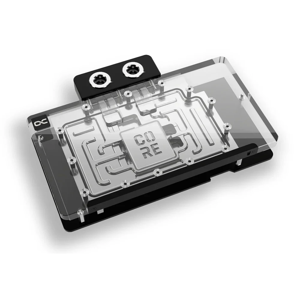 Фото Водяной блок Alphacool Core для Gigabyte AORUS GeForce RTX 5080 MASTER, игровой кулер WINDFORCE 5070Ti с задней панелью №2