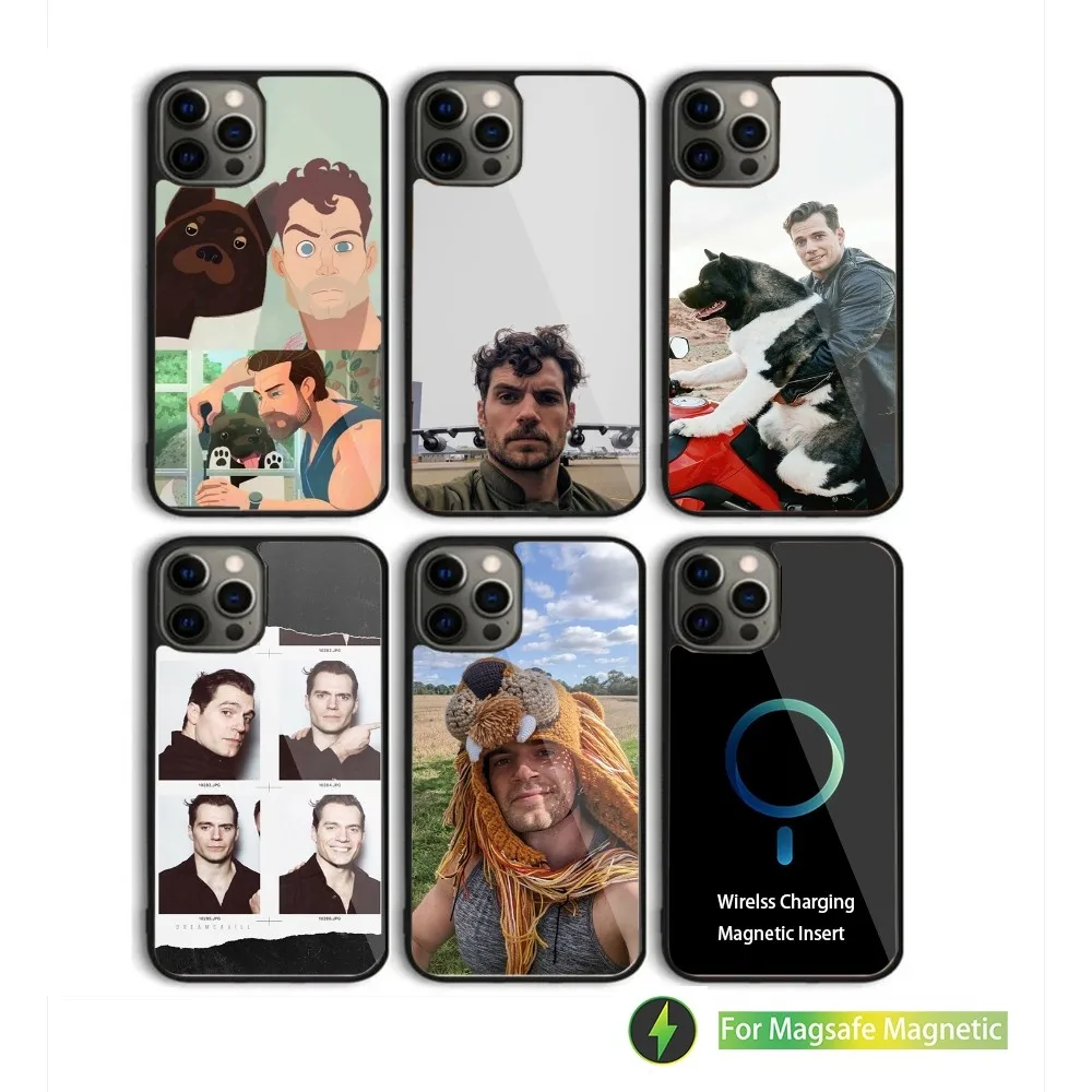 Чехол для телефона Actor H-Henry C-Cavill iPhone 16 15 14 13 12 11 Plus Pro Max Mini Magsafe с магнитной