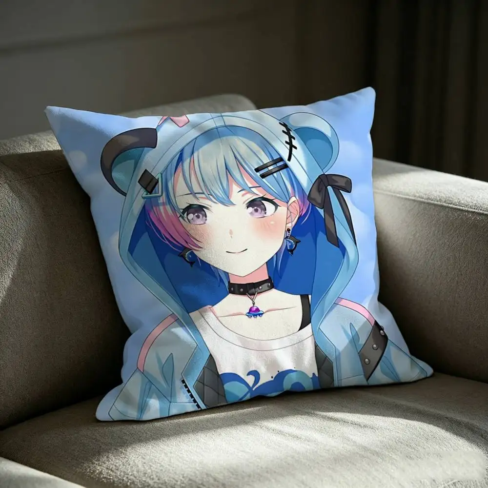 Minetsuki Ritsu BGD YUME x MITA Квадратная наволочка для диванной подушки, однотонная, для гостиной, домашнего декора (art.: 3920dc463f56f) - 3920dc463f56f