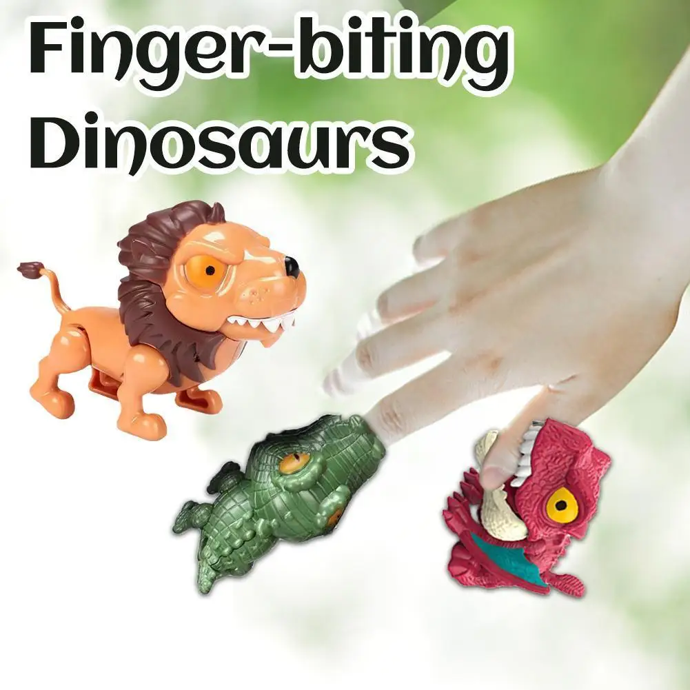 

New Finger-biting Dinosaurs Movable Joints Funny Dino Children's Model Dinosaur Educational Simulation Toys Tricky K8h6