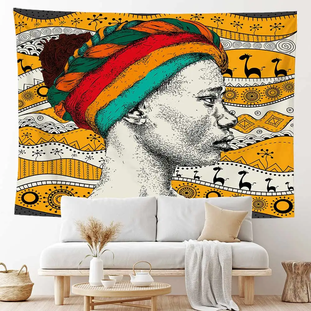 

African Women Printed Home decor camel animal tapestries Hippie Mandala Bohemian Wall Hanging Tapestry