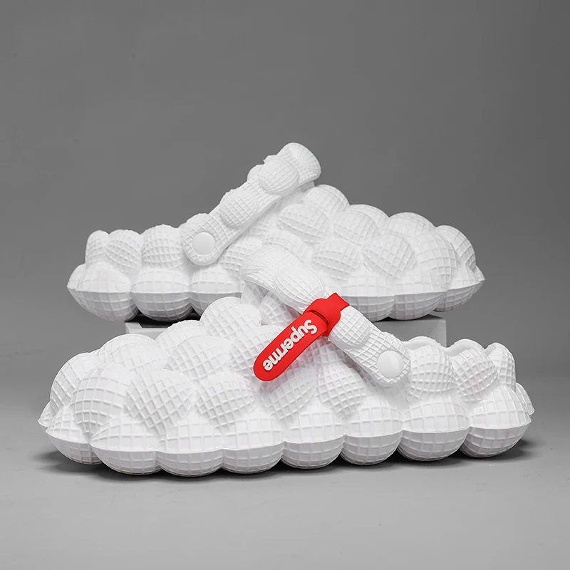 

Шлепанцы для мужчин и женщин, сланцы с пузырьками, массажные сандалии для дома, лето