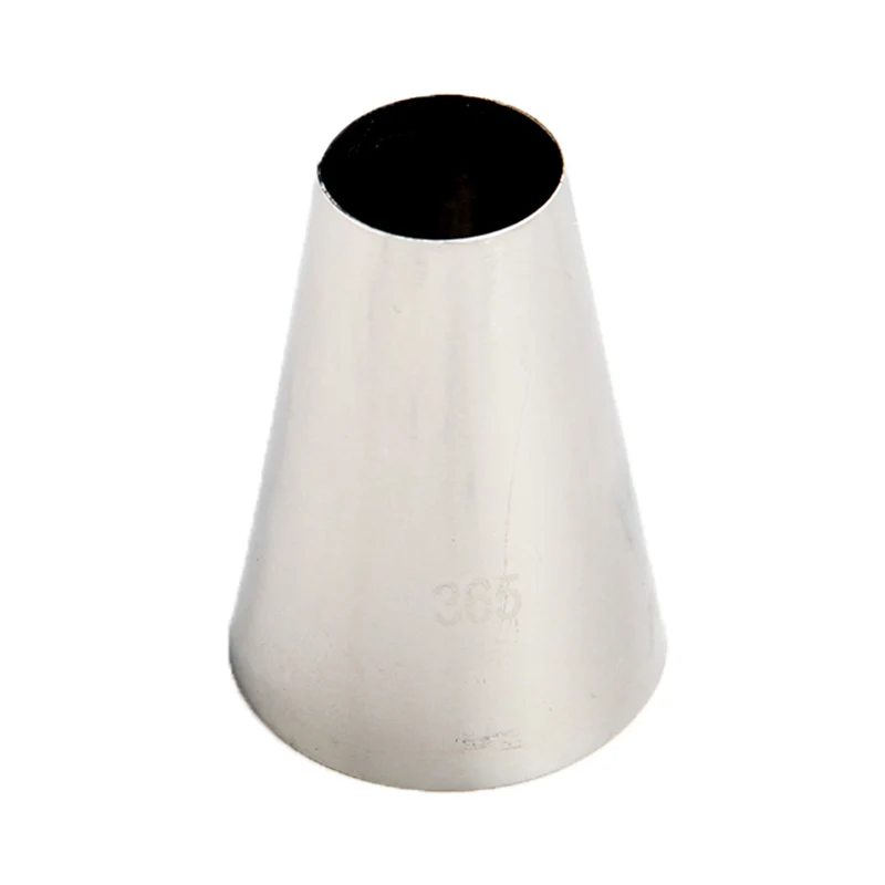 

(20pcs/Lot)Free Shipping MRF High Quality Stainless Steel 18/8 Round Large Pastry Icing Nozzle #809/365