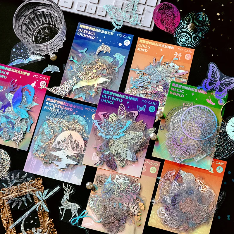 

Assorted Sticker Custom Name Label DIY Your Own Logo Stationary Sticker for Planner Postcard Album Invitation Card Decoration