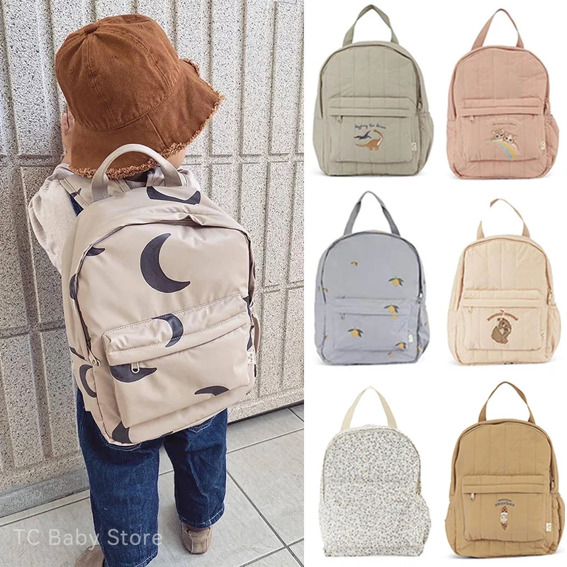 KS Baby Backpack 2022 Kids Boys Girls Schoolbag Kindergarten Bags Brand Parent-child Cherry Lemon Children's Backpacks Wholesale