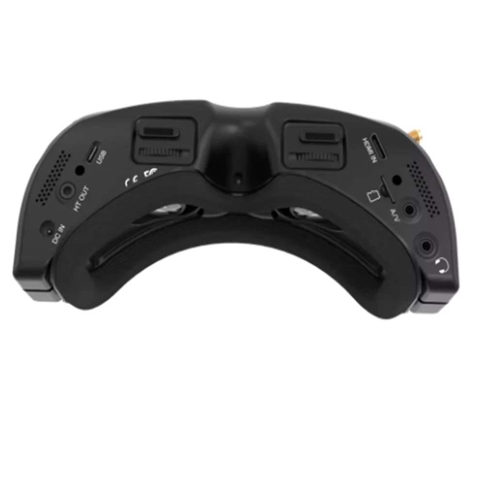 Фото Очки FPV SKYZONE SKY04O Pro OLED 5.8ГГц 48 каналов с приемником Steadyview, DVR 1280*720 и хедтрекером для радиоуправляемых дронов и самолетов №2