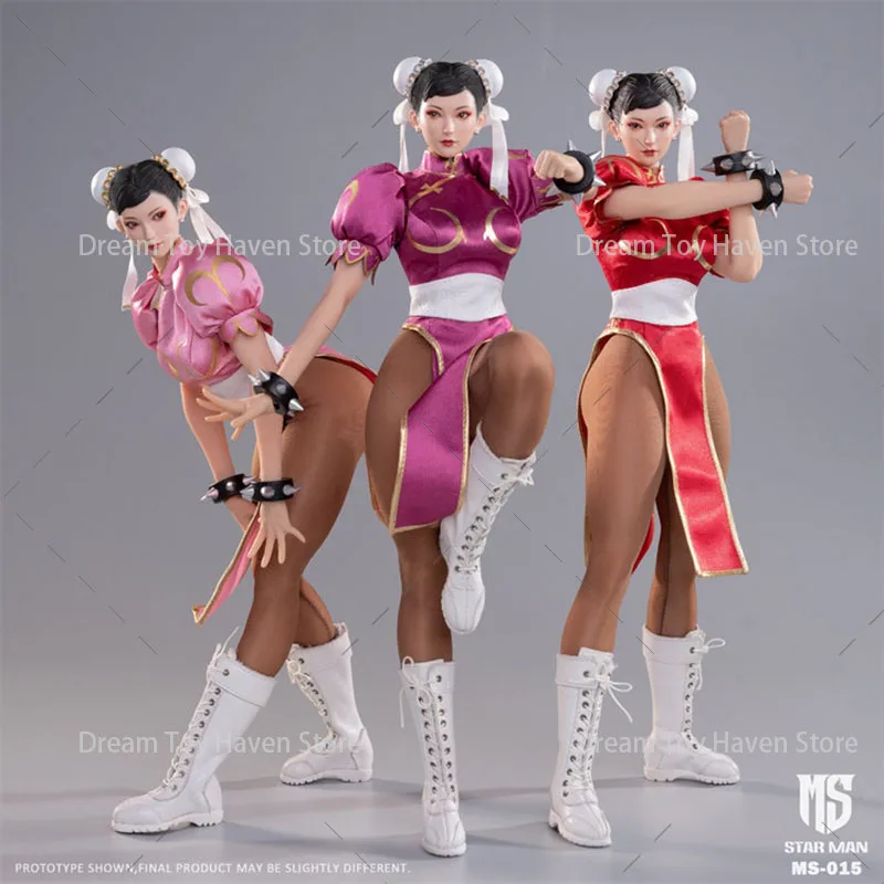 Фото Оригинальная фигурка STAR MAN MS-015 в масштабе 1/6, женщина-бойцовая артистка Чунли, 12-дюймовая коллекционная модель солдата. №3