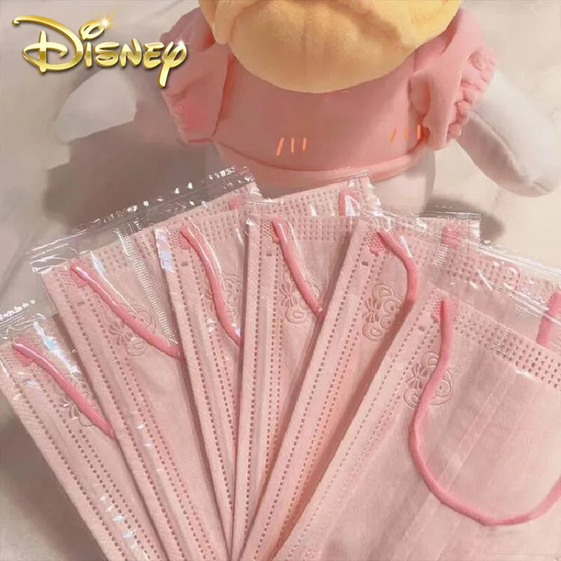 

Disney ShellieMay 3ply Disposable Face Mask Adult Anime Cartoon Pink Melt Blown Breathable Protective Masque Adulte Mascarillas