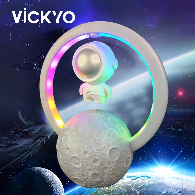 

Светодиодный ночник VICKYO RGB, украшение для спальни, Творческий астронавт, детская ночная версия с Bluetooth-динамиком для детских подарков