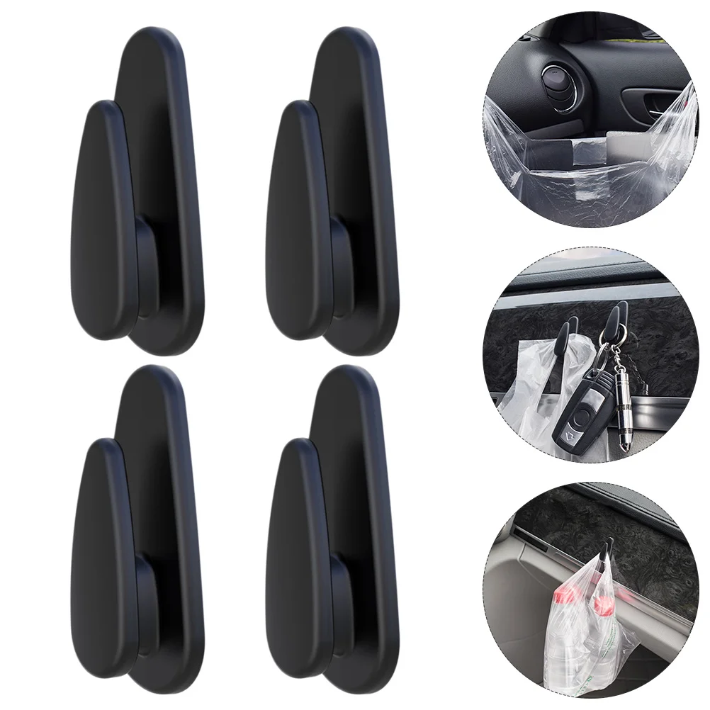 

8 Pcs Wall Mount Clothing Rack Car Adhesive Hook Car Storage Hooks Car Hook Hanger Wall Clothes Rack Purse Hanger Car