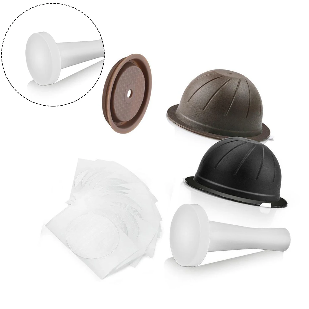 

Nestle Silicone Cover For Nespresso Vertuo Coffee Capsule Cup Reusable Pods Foil Refillable Self-Stic Aluminum Foils Bar Supply