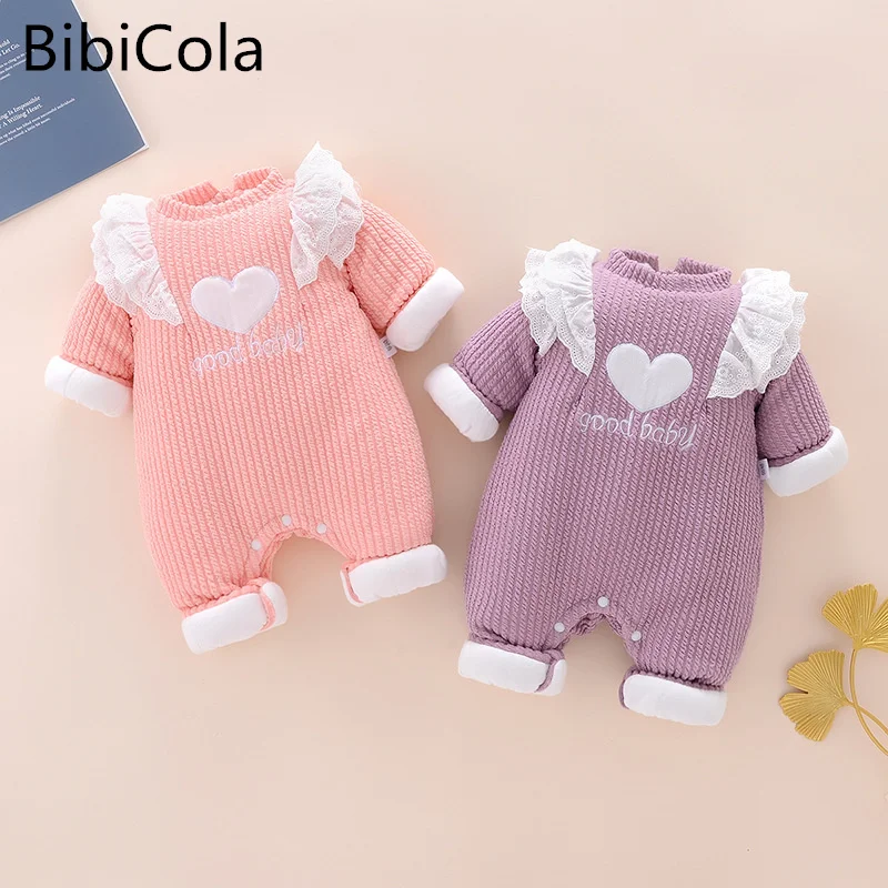 

Toddler Infant Boys Autumn Winter Corduroy Thicken Velvet Outfits Kids Baby Solid Jumpsuits Newborn Clothes Romper 0-24M