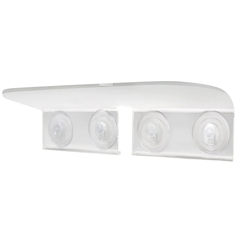

Bonsai Suction Cup Acrylic Ledge Window Shelf Bathroom Display Rack Bathroom Cosmetics Receive Display Shelf