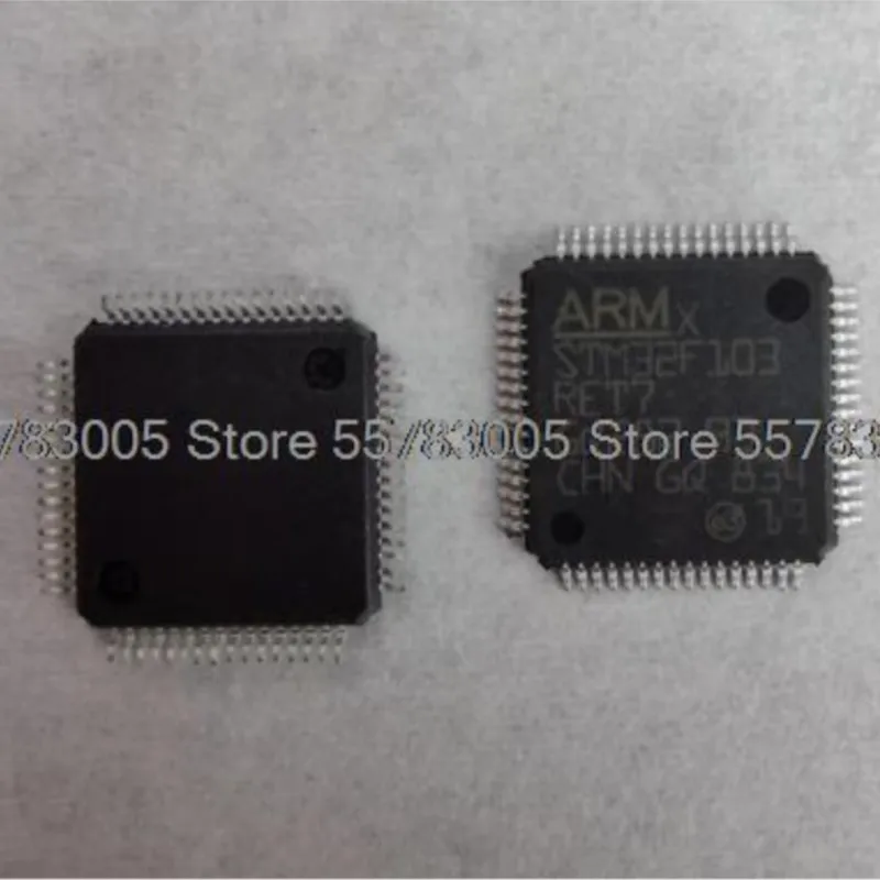 

Микроконтроллер STM32F103RET7 QFP64, 5 шт.