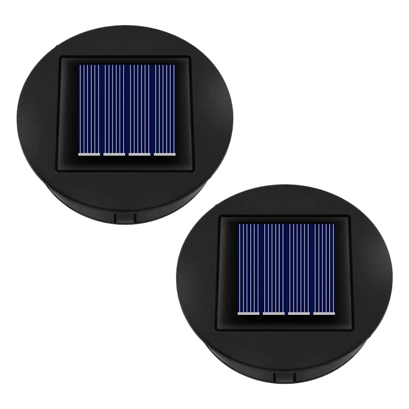 2PCS Solar Light Replacement Top Unit 8Cm,Replacement Solar Panels,For Outside Garden Lantern Solar Lamp