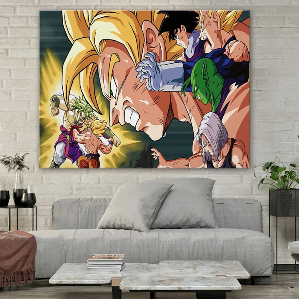 

Картина из Hd-принта «Драконий жемчуг», настенное искусство в японском стиле аниме, модульный постер SonGohan, холст для украшения гостиной и дома