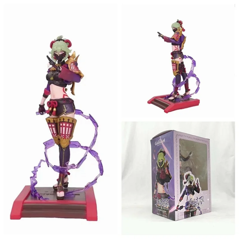 

23cm Anime Genshin Impact Kuki Shinobu Figure Genshin Impact Mona Action Figure Paimon/Klee/Qiqi Figurine Collectible Doll Toys