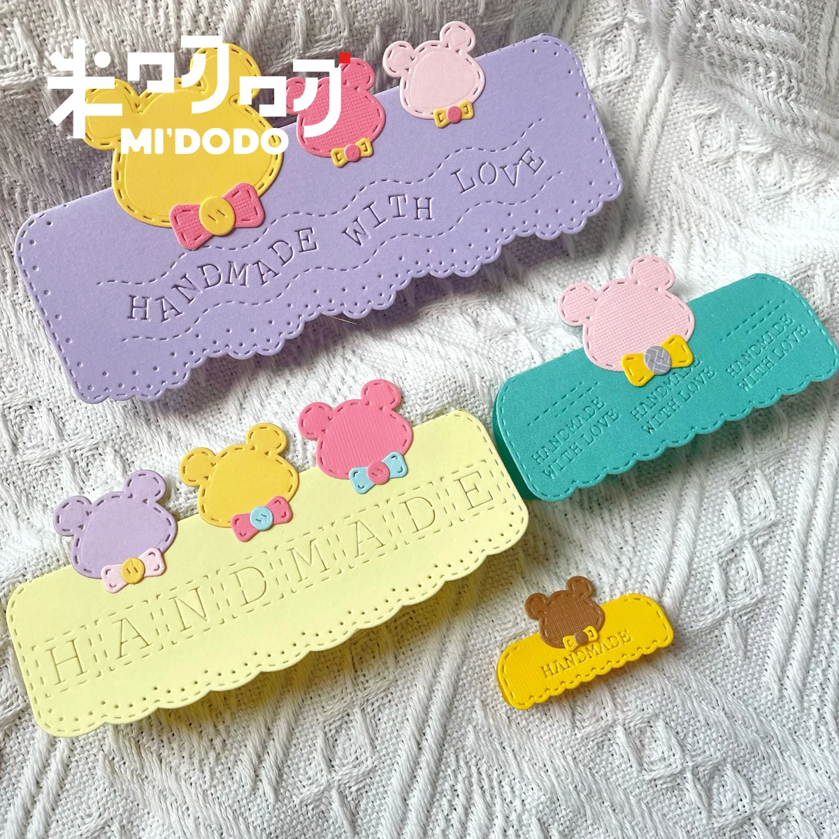 3-дюймовые металлические штампы с широкой медвежьей ручкой 2023 скрапбукинг сделай