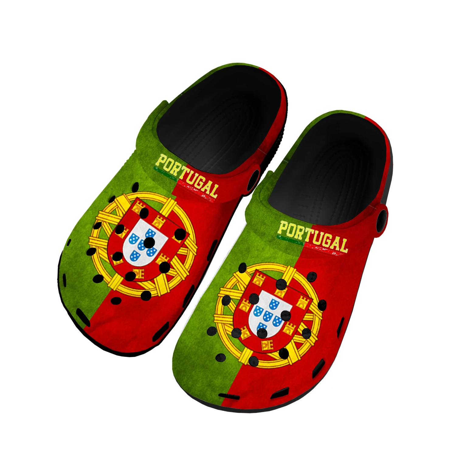 

Portugal Flag Home Clogs Custom Water Shoes Mens Womens Teenager Portugal Shoe Garden Clog Breathable Beach Hole Slippers