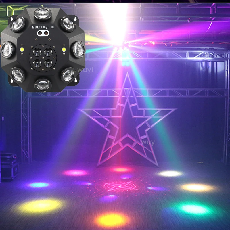 

Hot Sale Multifunctional Disco DJ Light with Strobe Bee Eye Laser Beam Effect with Voice-Activated DMX Control for Ktv Bar Club