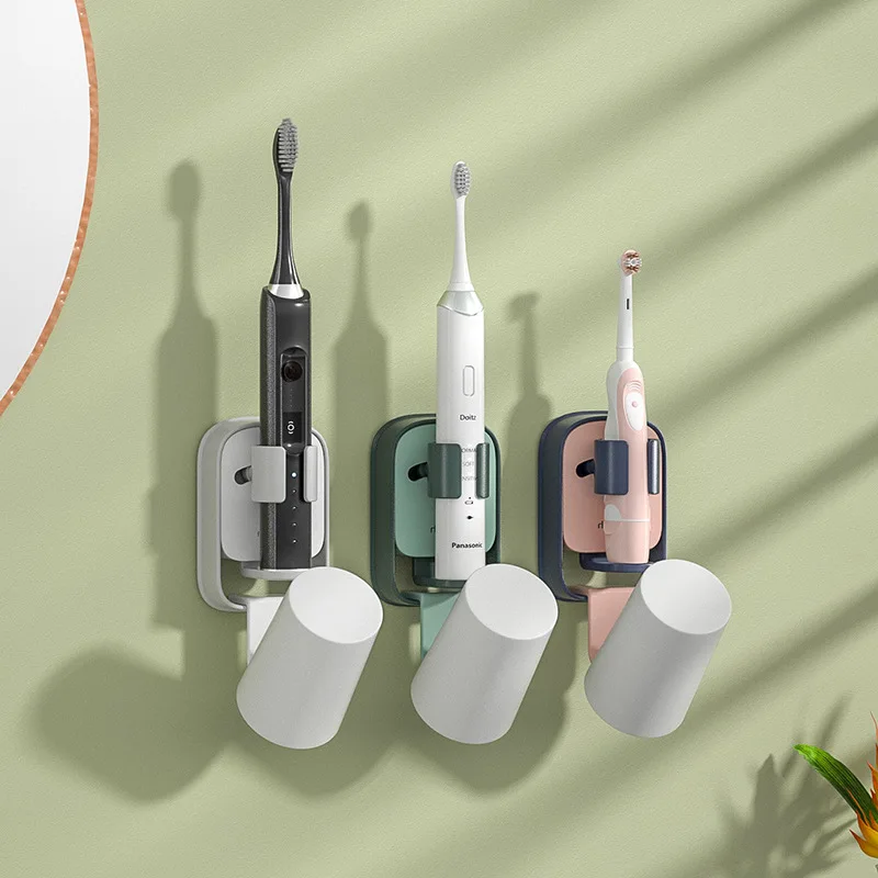 

Подвеска электрическая с гравитационным датчиком для зубной щетки, настенный стеллаж для хранения без перфорации, бытовая полка для хранен...