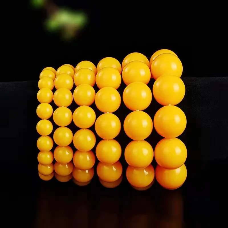 Популярный модный браслет 10-20 мм из Балтийского янтарного пчелиного воска для