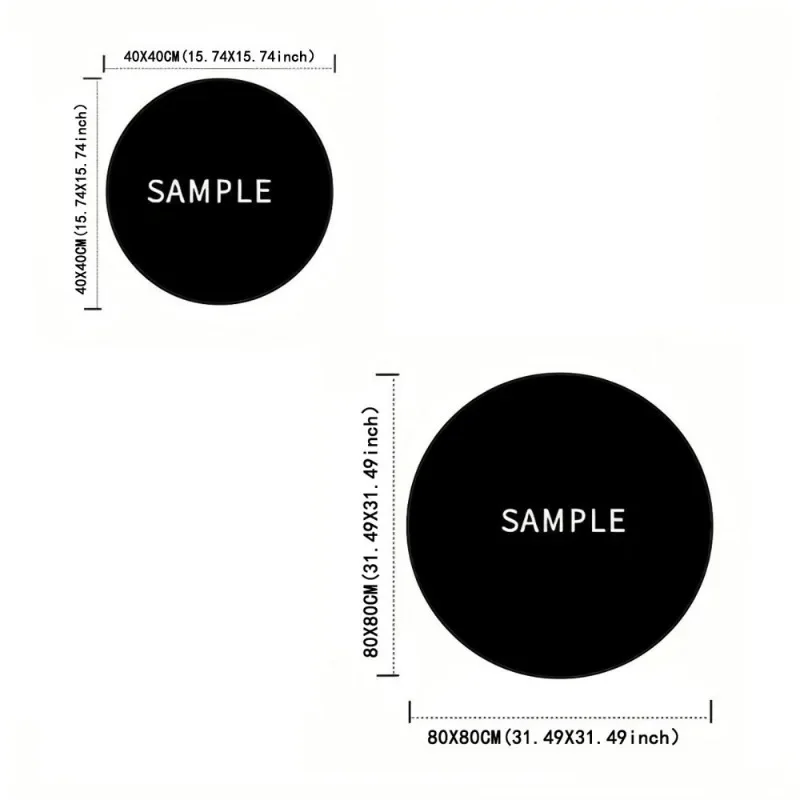Современный роскошный круглый ковер украшение для спальни гостиной