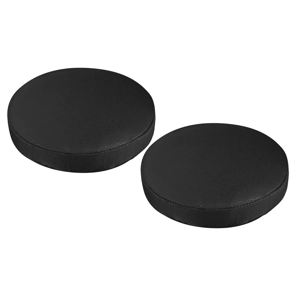 

2pcs Black Stretch Stool Covers Round Shape Stool Covers Black Stool Covers