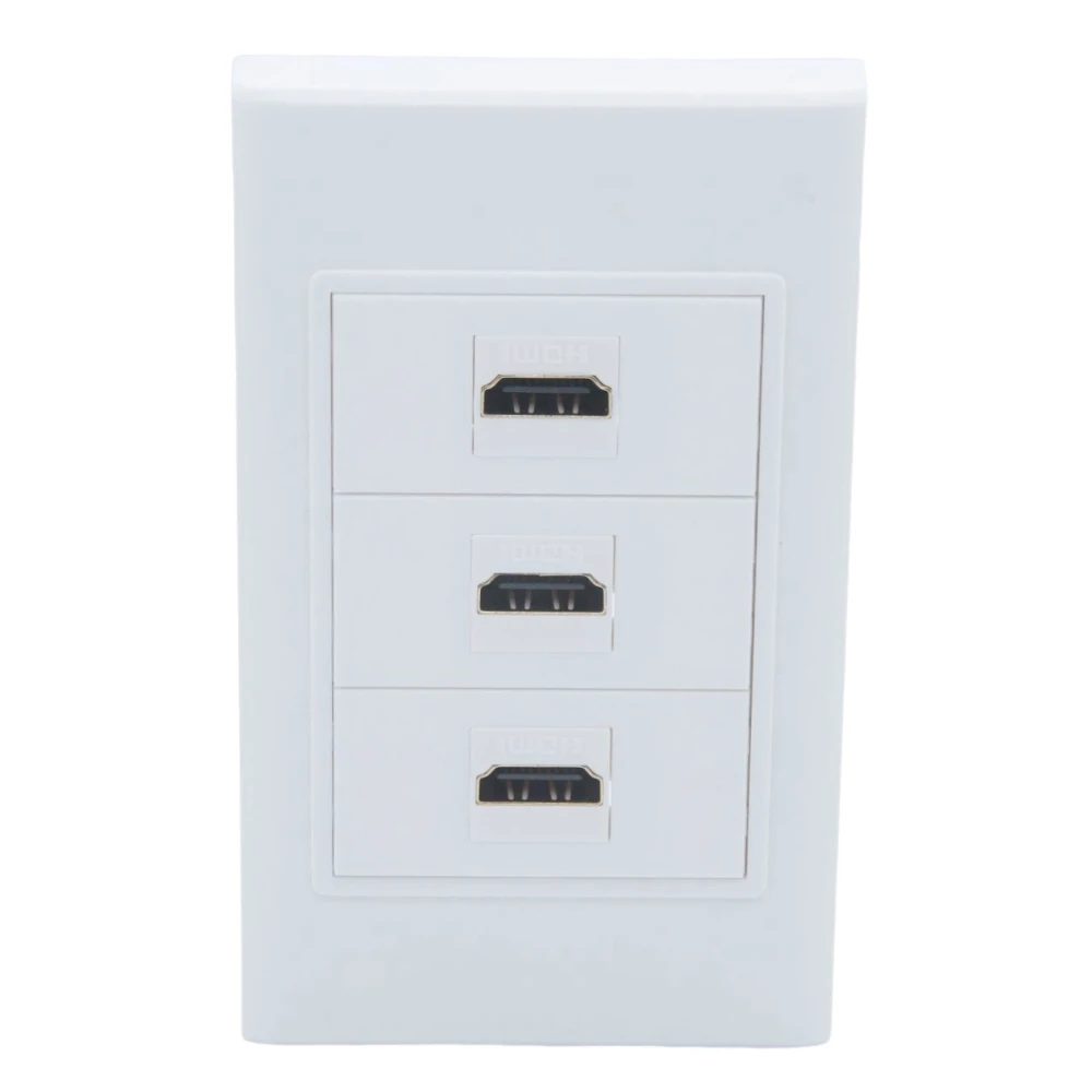 

1 комплект, без винта, 3 порта HDMI, гнездо-гнездо, настенная пластина