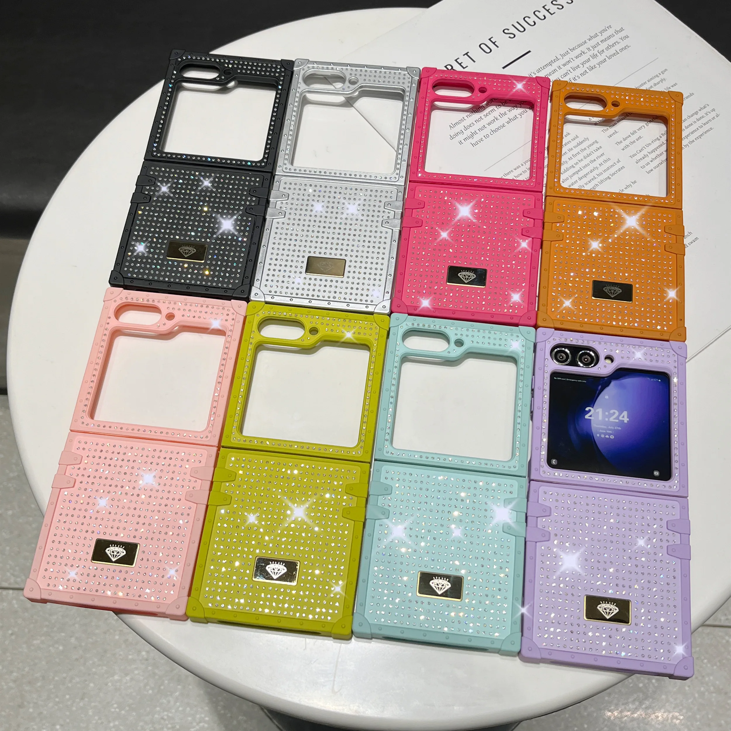 Глянцевый защитный чехол для Samsung Galaxy Z Flip 5 4 3 ZFlip5