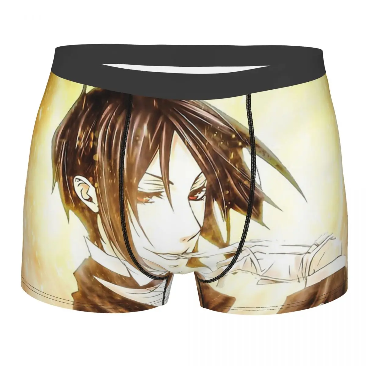 

Anime Comic Black Butler Sexy Sebastian Michaelis Underpants Homme Panties Male Underwear Print Shorts Boxer Briefs