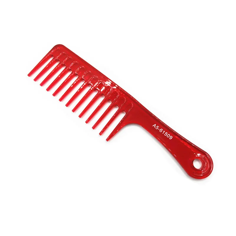 

tifcojew Professional hairdressing wide-tooth comb big knife combing hair comb carbon fiber anti-static comb durable