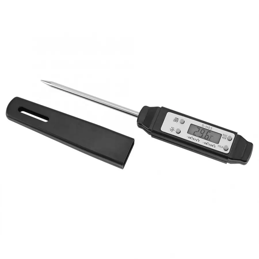 1Pcs Instant Reading Digital Food Thermometer Cooking BBQ Meat Probe Kitchen Gadgets |