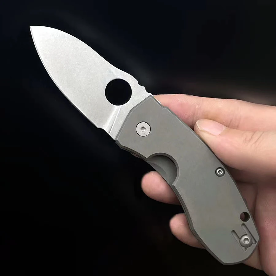 

Складной мини-нож HW590 из титанового сплава с лезвием D2