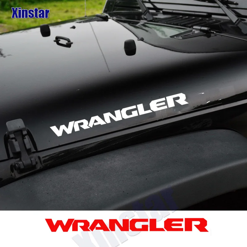 

2 шт. наклейки на головку автомобиля для Jeep Wrangler JK JL TJ YJ CJ Rubicon Sahara, автомобильные аксессуары
