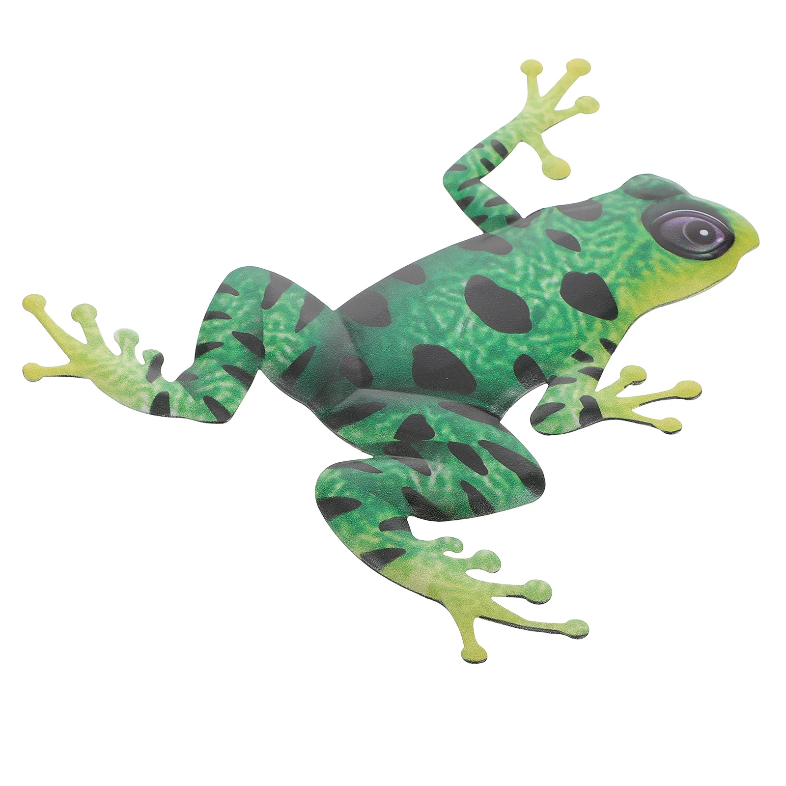 

Lawn Baby Playpen Toddler Iron Hanging Pendant Statuette Wall Decoration Home Wrought Frog Ornament Simulation Craft