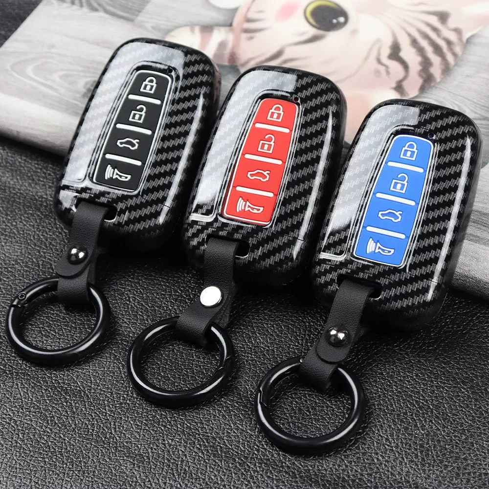 

Carbon Car Remote Key Case Cover Protective Shell For Kia Sportage Rio 3 Sorento Ceed Soul Cerato Forte 2009 2010 2012 2013 2014