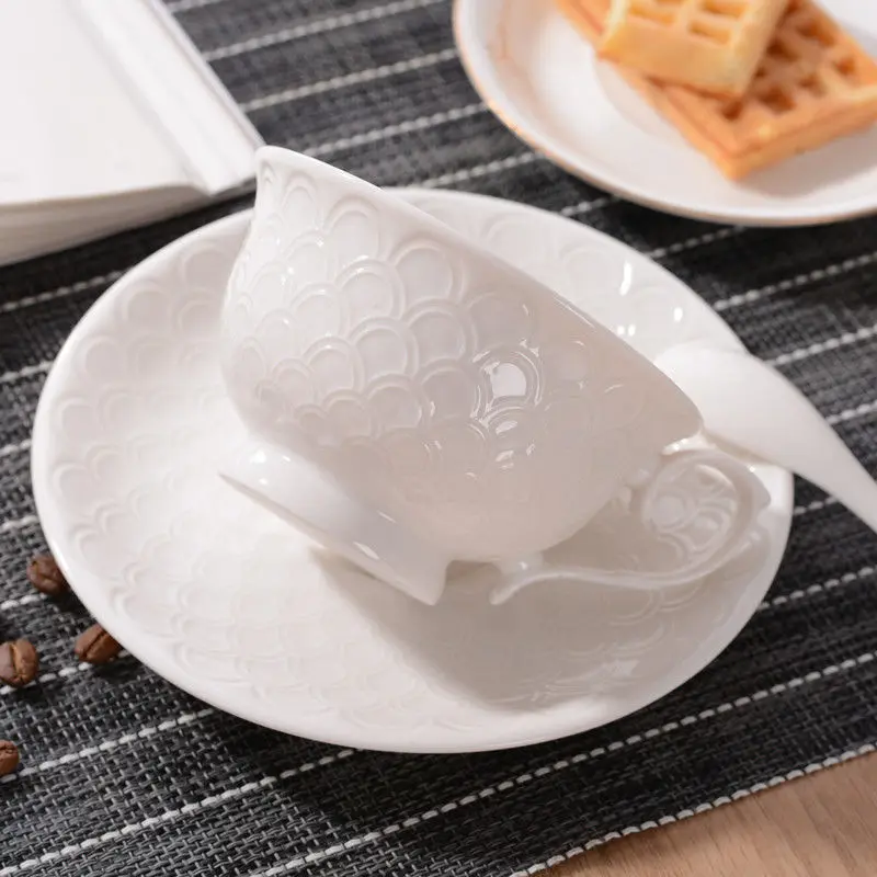 

Ceramic Coffee Cup European Style Afternoon Tea Mug Set Creative Coffeeware