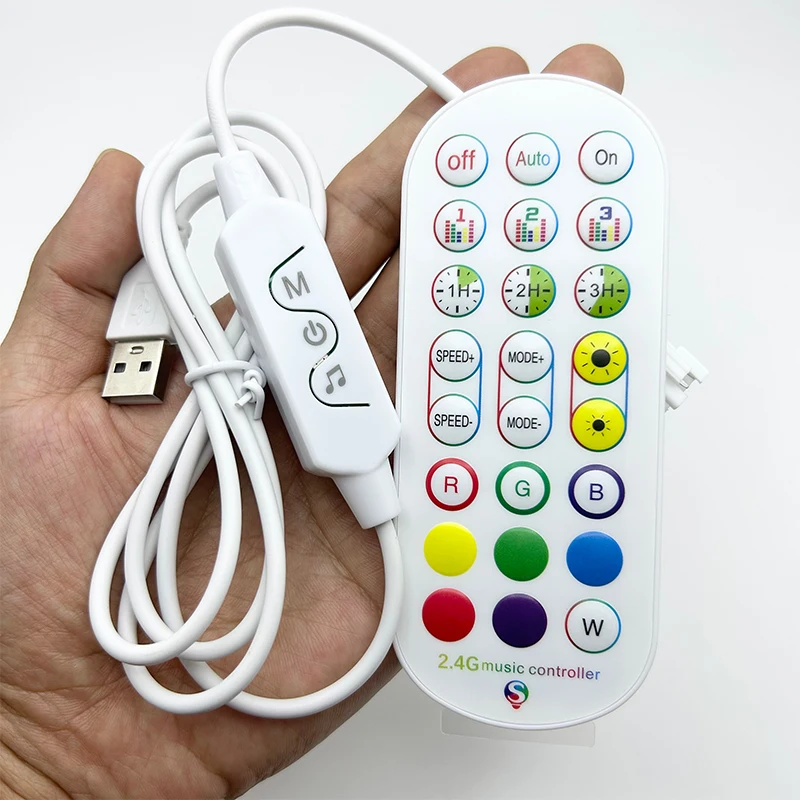 Полноцветная светодиодная лента rgb с 24 кнопками Светодиодная bluet0oth smart magic dream