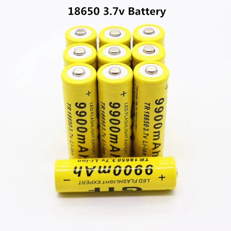 

2023new 18650 Battery 3.7V 9900mAh Rechargeable Lithium-ion Battery for LED Flashlight Flashlight Battery Lite Battery
