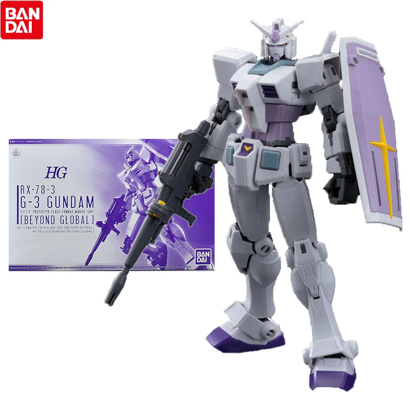 

Набор моделей Bandai Gundam, аниме-фигурка HG 1/144 RX78-3 BEYOND GLOBAL original Gunpla, аниме экшн-фигурки, игрушки для детей