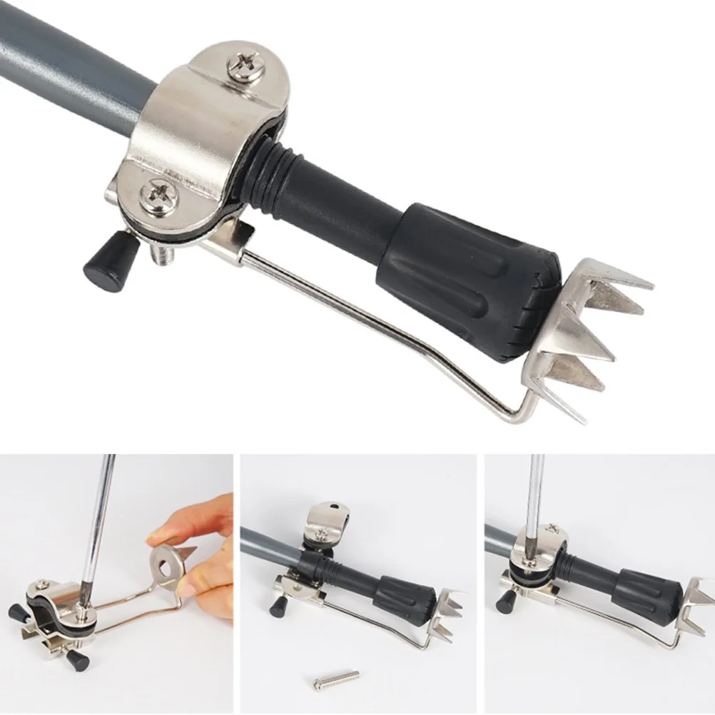 

Тростниковые трекинговые палки с ледяным наконечником, скобы, уличные аксессуары, крепление для захвата, защитная зимняя палка