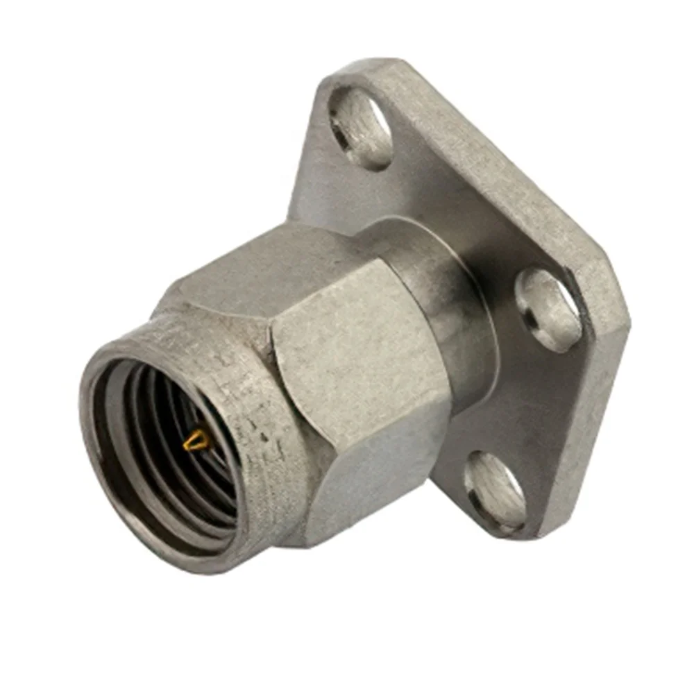 

SK 2.92mm RF Connector end launch 2 hole 4 hole 43.5 GHz connector for 5G