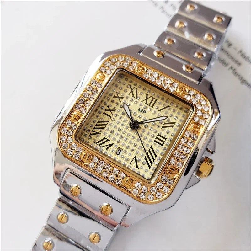 

Gold Original Brand Watches Sale for Diamond Quartz Quality Multifunction Automatic Date Men Chronograph Luxury Hot AAA Clocks
