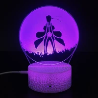 naruto anime lamp 3d night light touch remote control desk lamps bedside decorative lamp for bedroom cartoon home decor