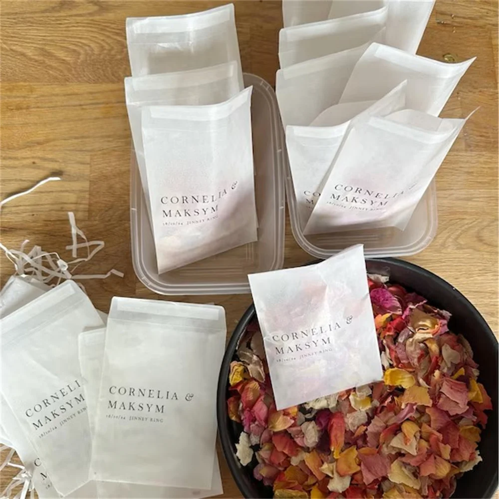 Свадебные пакеты для салфеток | Для ваших счастливых слез Биоразлагаемые