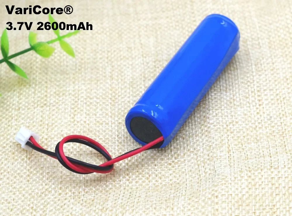 

NEW 3.7V 18650 Lithium Battery Pack 2600mAh Fishing LED Light Bluetooth Speaker 4.2V Emergency DIY batteries+ Protection